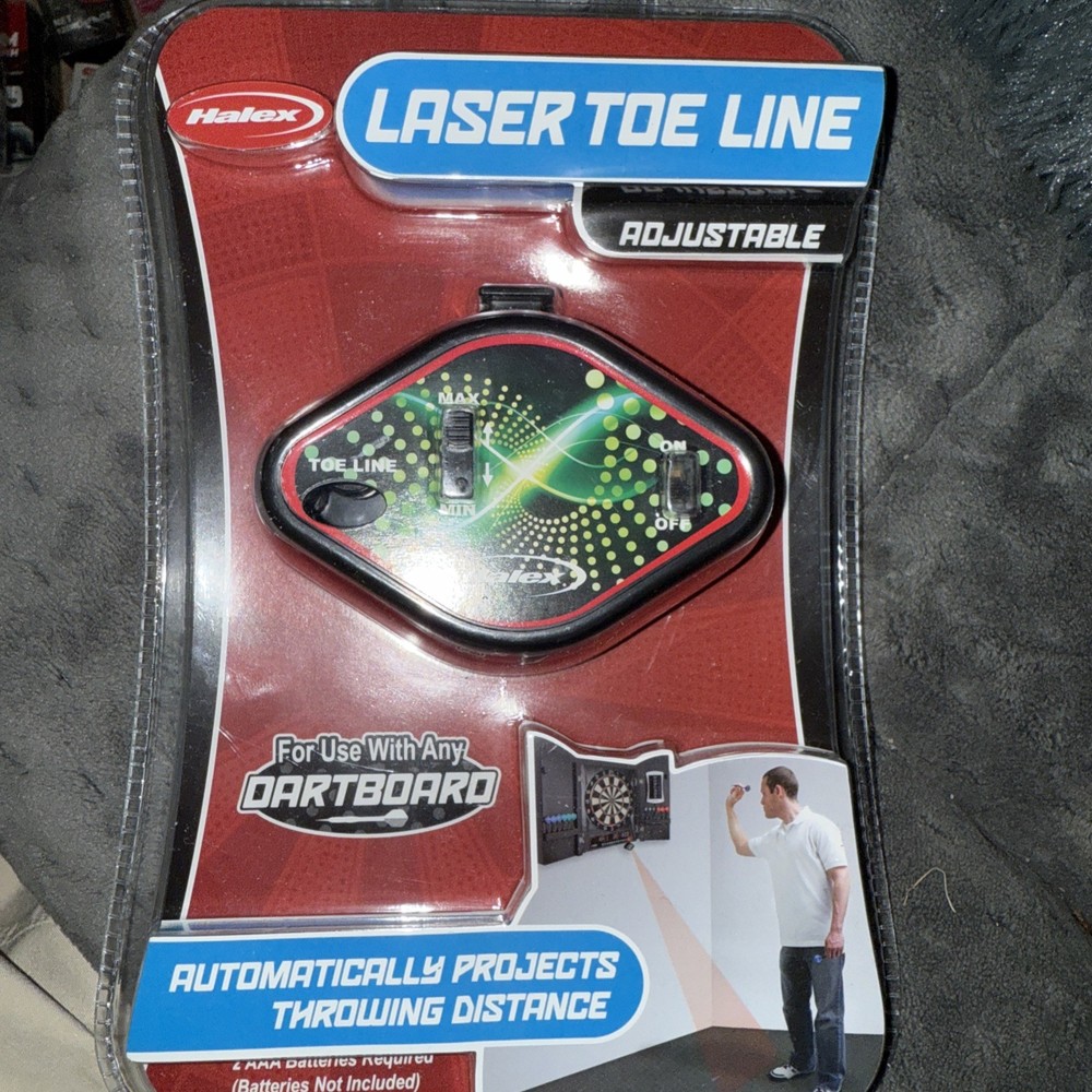 Adjustable Laser Toe Line For Use With Any DartBoard - Projects Throwing Dist.