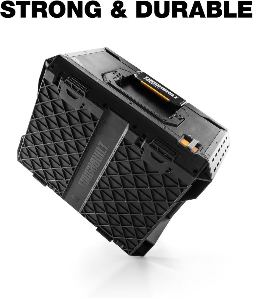 StackTech Large Tool Box W/ Auto-Locking Interface Self-Aligning Top One-Hand
