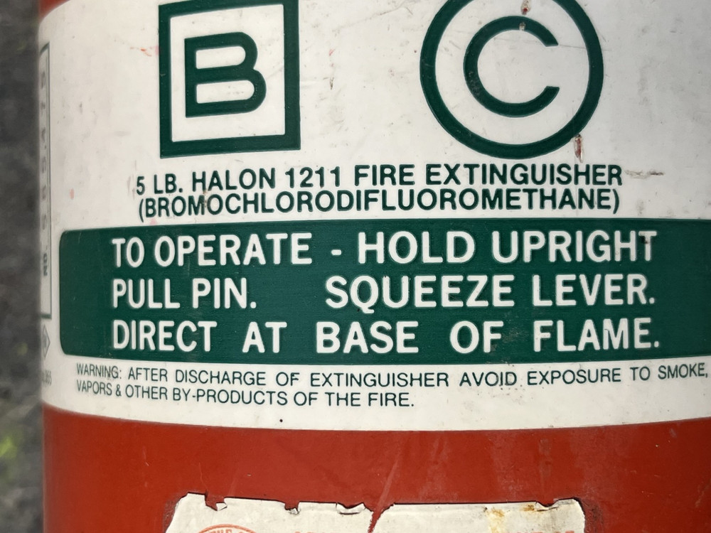 5lb Clean Agent Fire Extinguisher