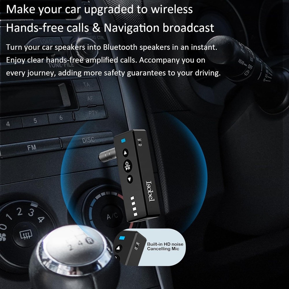 Lightweight Bluetooth 5.4 Transmitter & Receiver - Audio Streaming Made Simple