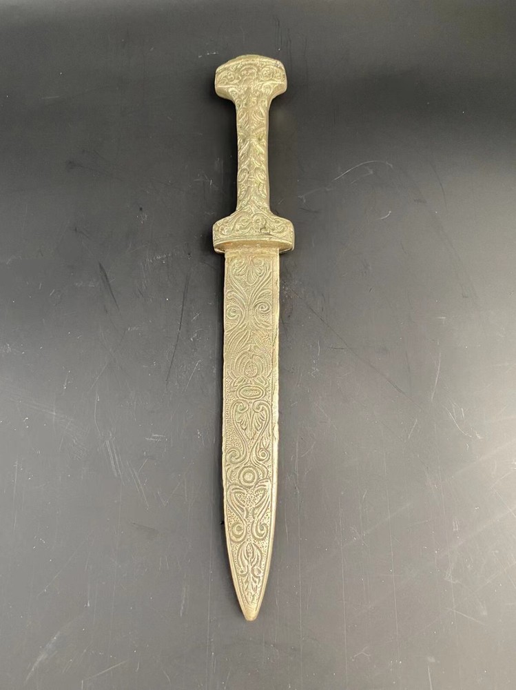 vintage carved knife