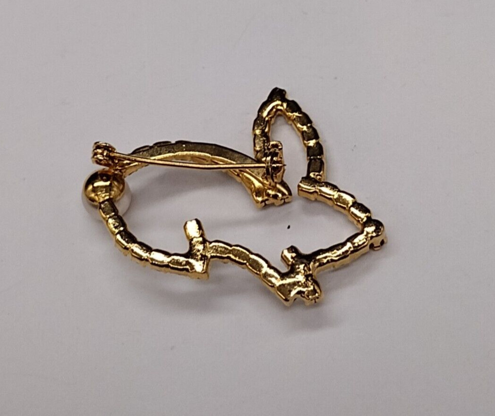 Sparkling Bunny Rabbit Lapel Pin