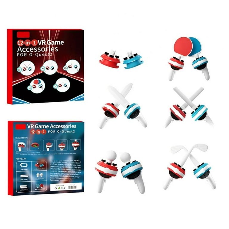 12-In-1 Accessory Set For Oculus Quest 2/Controller Extenders & Accessories