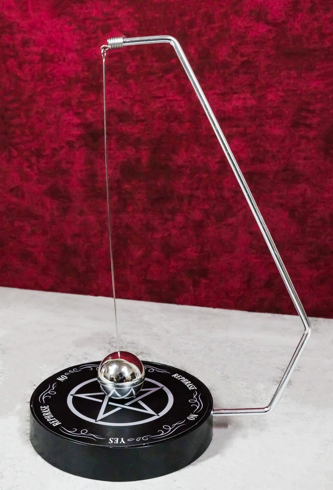 Gothic Pentagram Pendulum Board For Decision Making Divination Dowsing Wicca