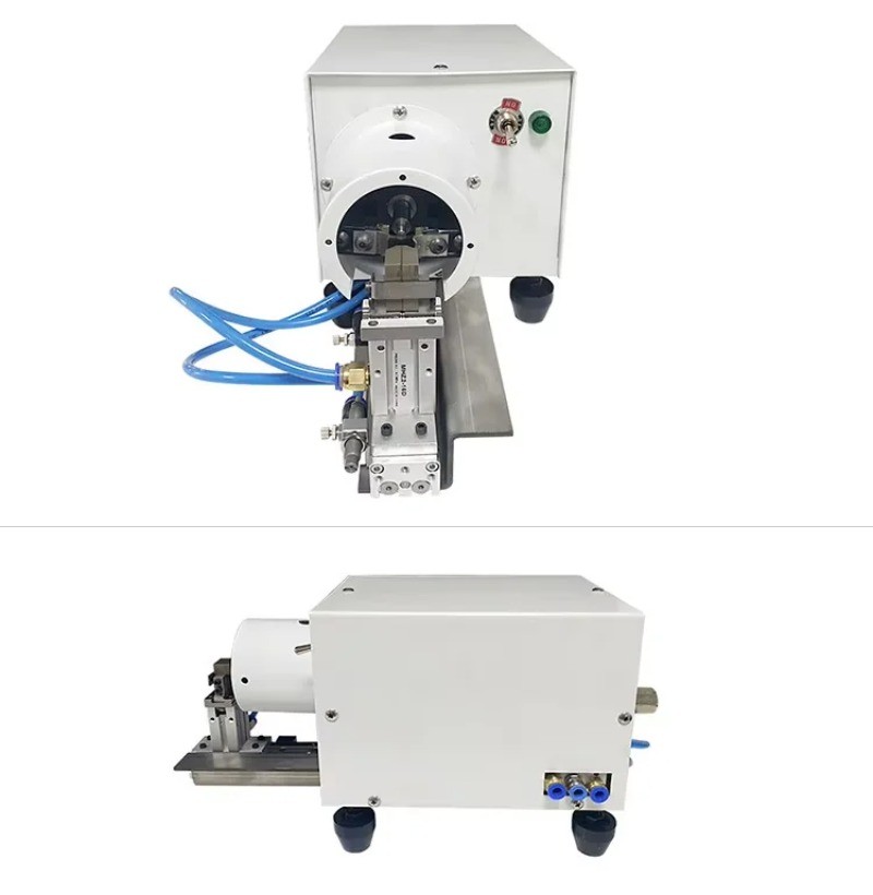 Pneumatic Rotary Multi-Core Wire Stripper for Wire Harness Processing