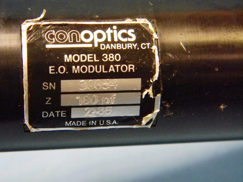 ConOptics Model 380 E.O. Electro Optic Phase Intensity Modulator Cased