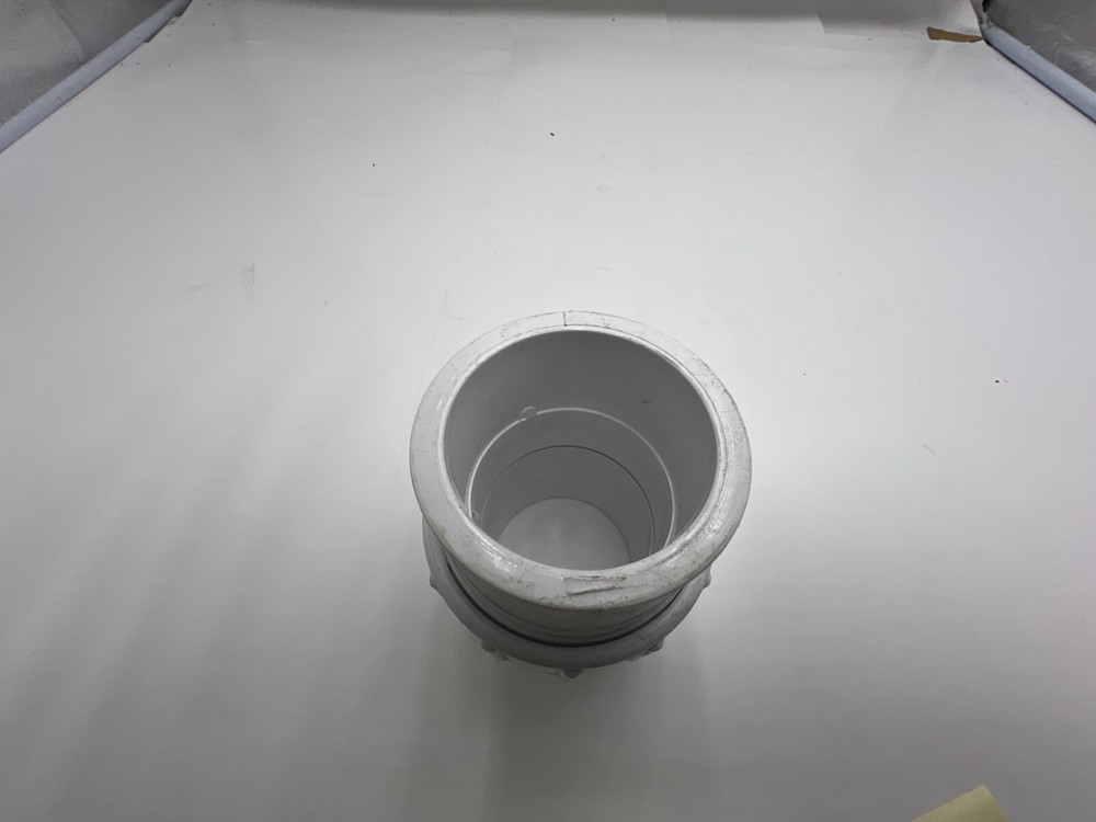 2" PVC Union Coupling Pipe Fitting White Socket X Socket Schedule