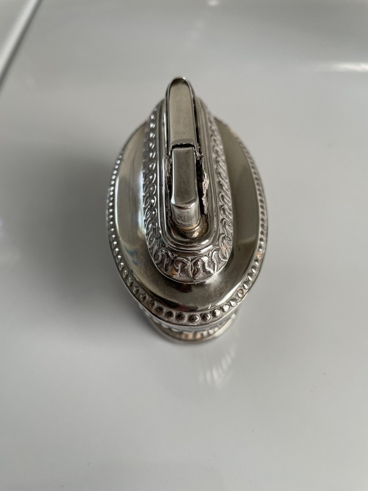 Antique Table Lighter Ronson Silver Queen Anne 1936