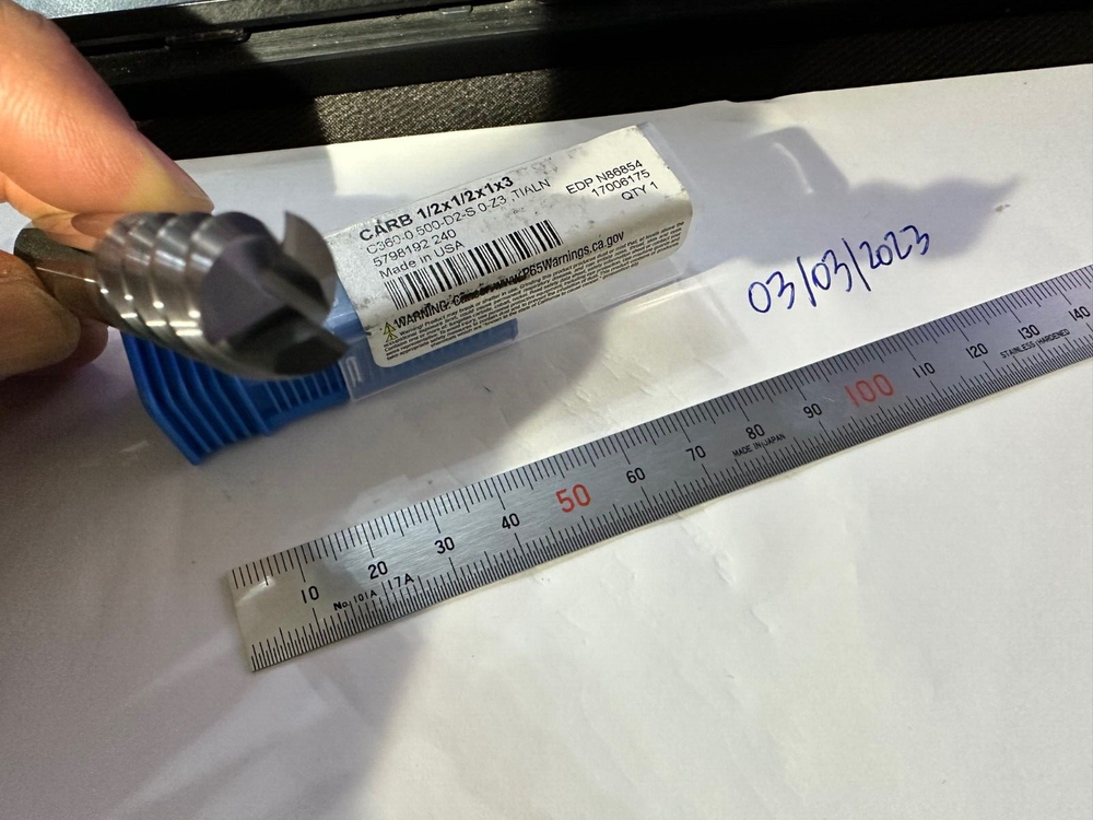 NIAGARA 1/2" SOLID CARBIDE END MILLS MILLING EDP# N86854 TOOLS
