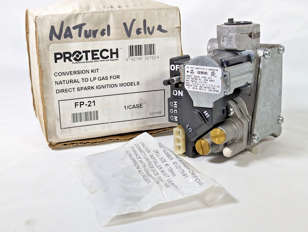 Protech FP-21 Conversion Kit White-Rodgers 36G55 Type 521 Direct Spark Iginition