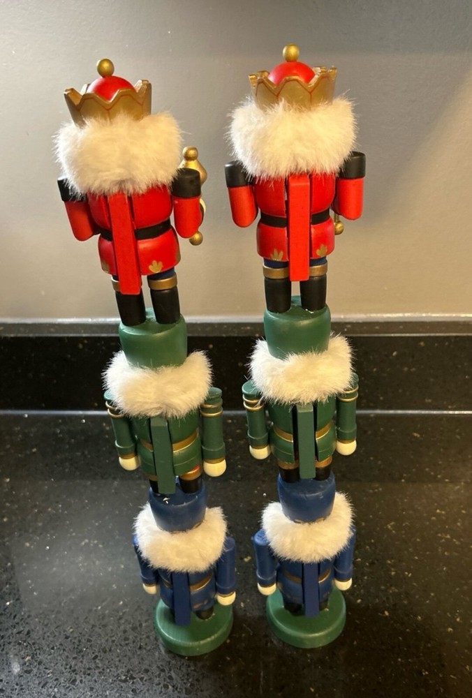 Kurt Adler 16-Inch Stacked Nutcrackers Tower