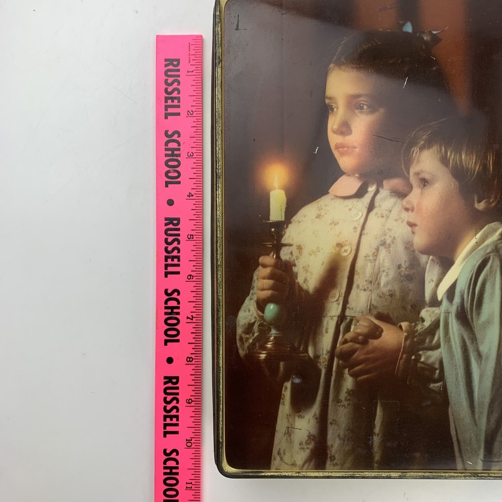 Edward Sharp & Sons Metal Tin Children Candle