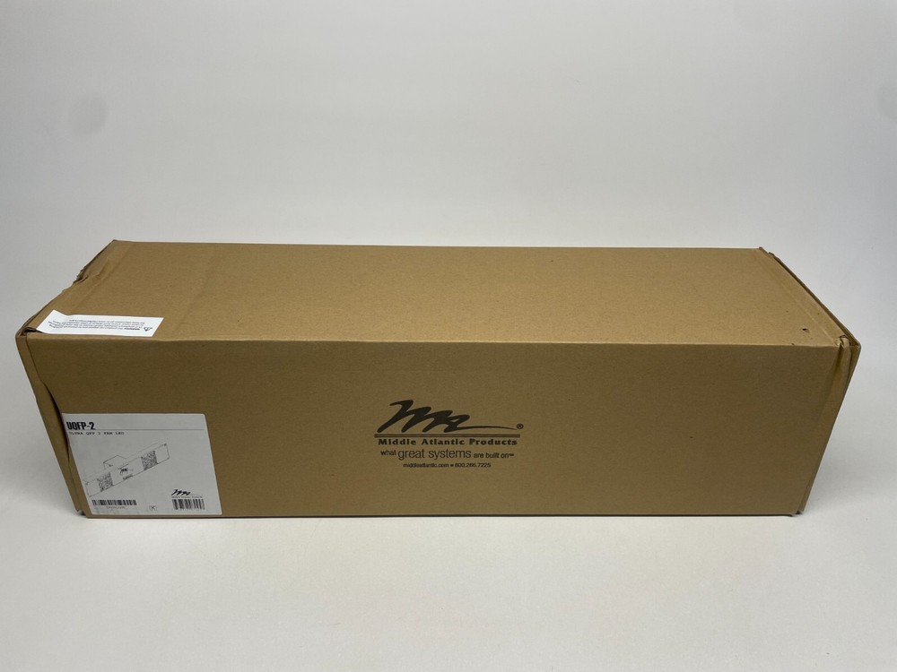 Middle Atlantic UQFP-2 Ultra Quiet Fan Panel with LED