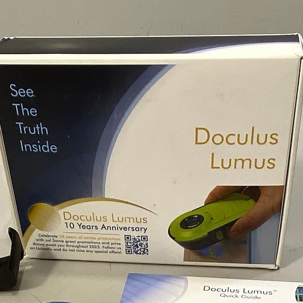 Doculus Lumus Document Forensic Magnifier and Examination Tool 22x Blue