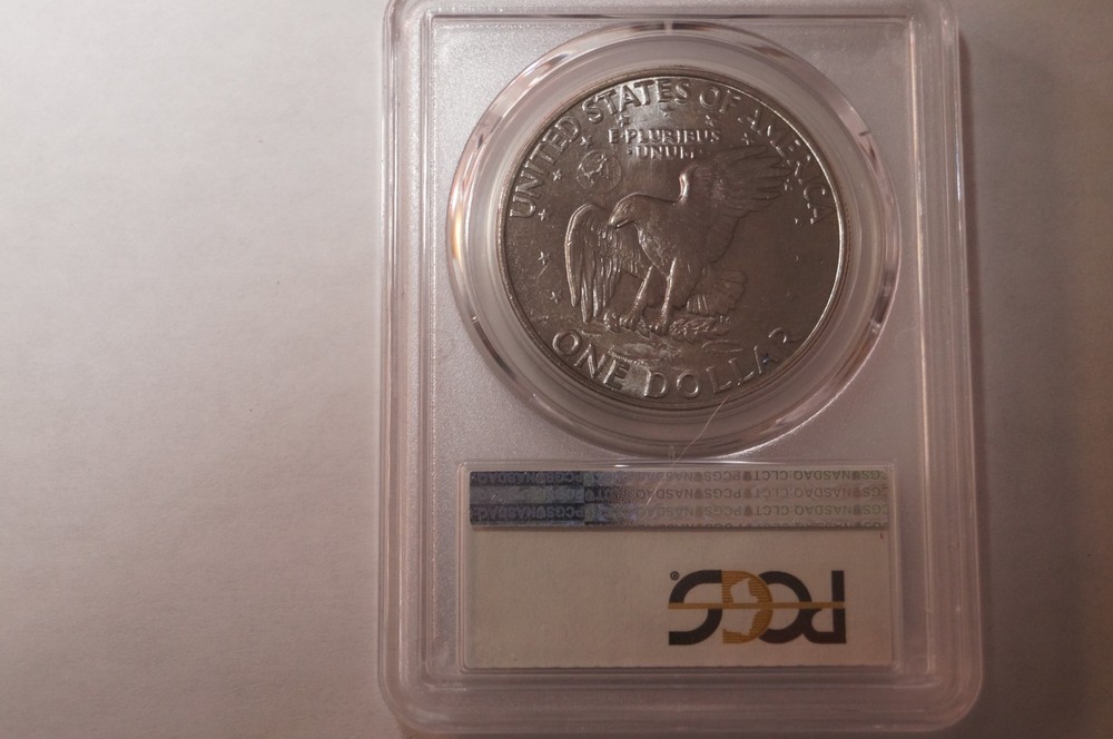 1972-D EISENHOWER DOLLAR GRADED PCGS MS66