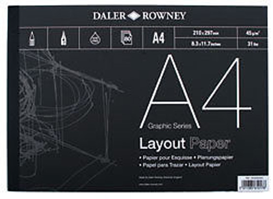 Daler Rowney Layout Pad - A4