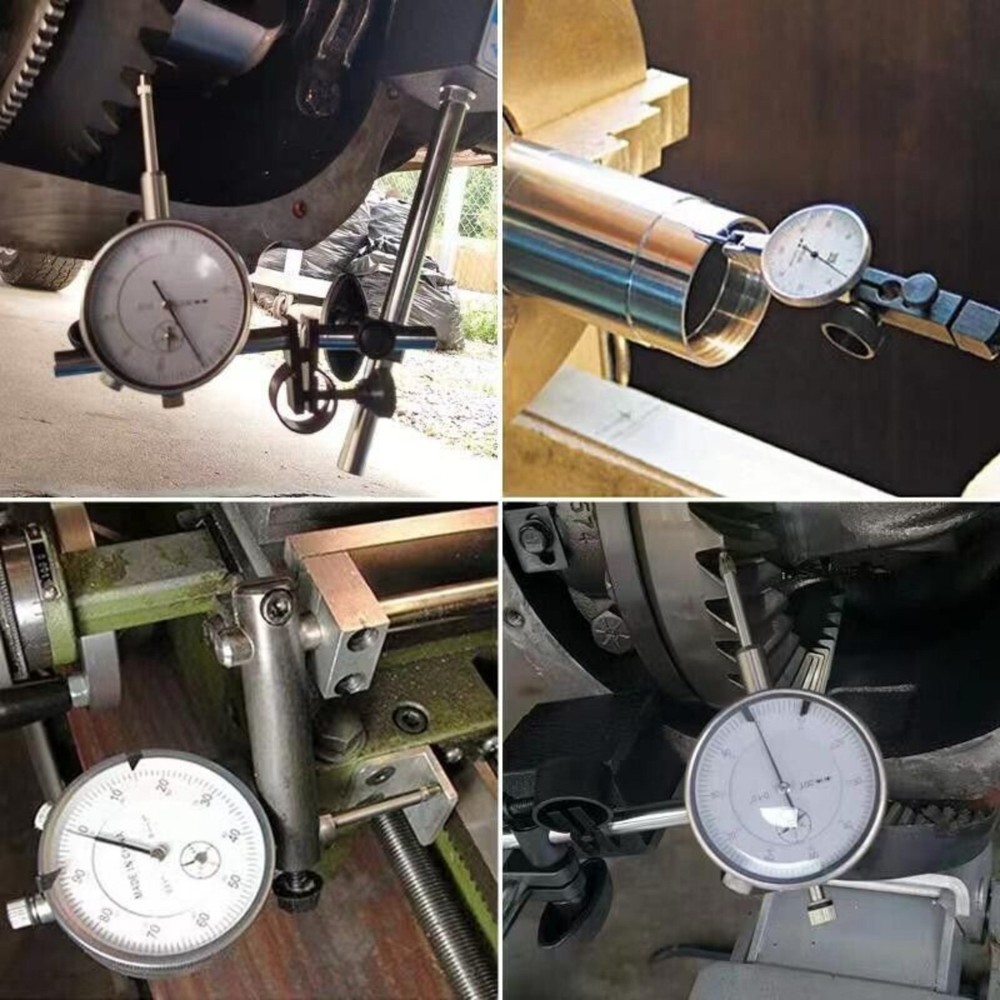 Dial Indicator with Magnetic Base 0.001"Precision Gauge Test Indicator Point Set