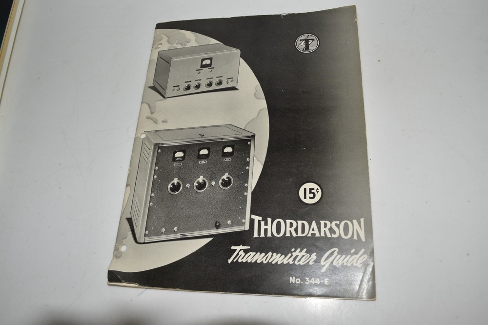 *LL* THORDARSON TRANSMITTER GUIDE NO 344-E (MLQ99)