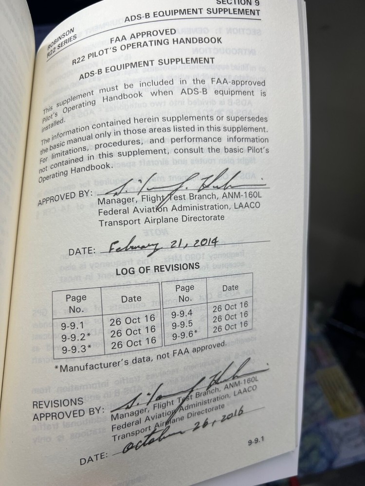 Robinson 22 POH & Extended Quick Reference Checklist, All In One