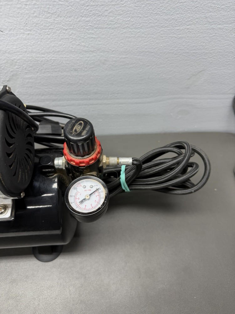 Airbrush Compressor, High-performance Single-Piston Oil-free Mini Compressor ...