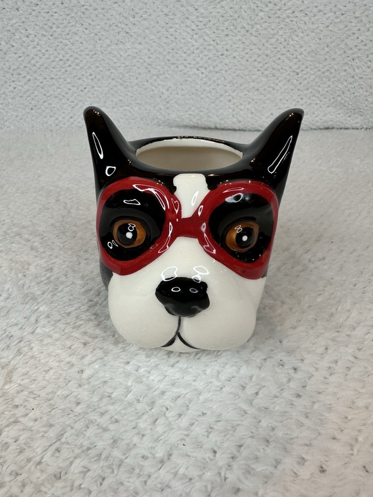 BOSTON TERRIER 🪴 Succulent Planter