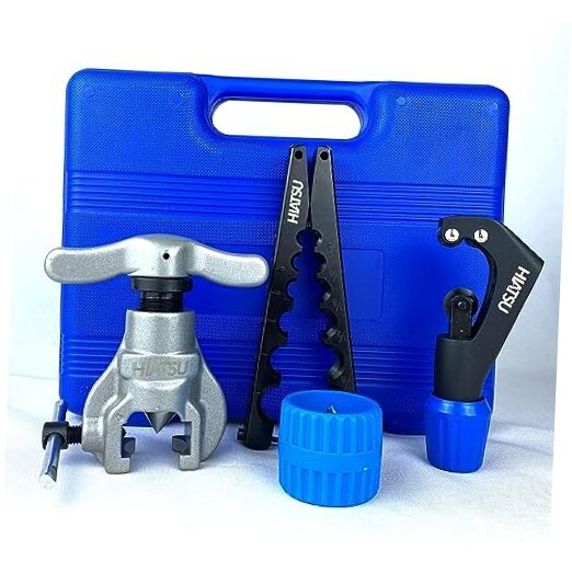 Professional Flaring Tool Kit - Heavy-Duty HVAC Eccentric Flaring Tool Kit