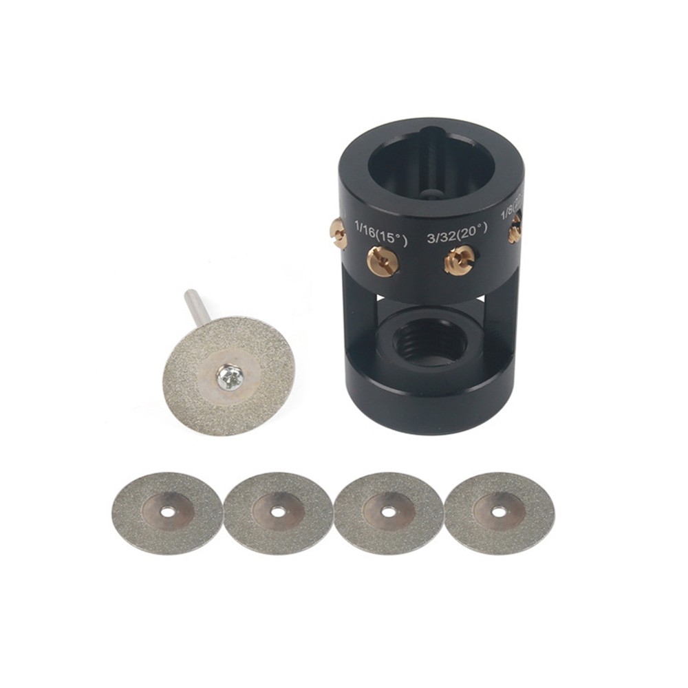 Tungsten Offsets Cut-off Electrode Grinder Sharpener Multi-Angle TIG Welding ☽ a