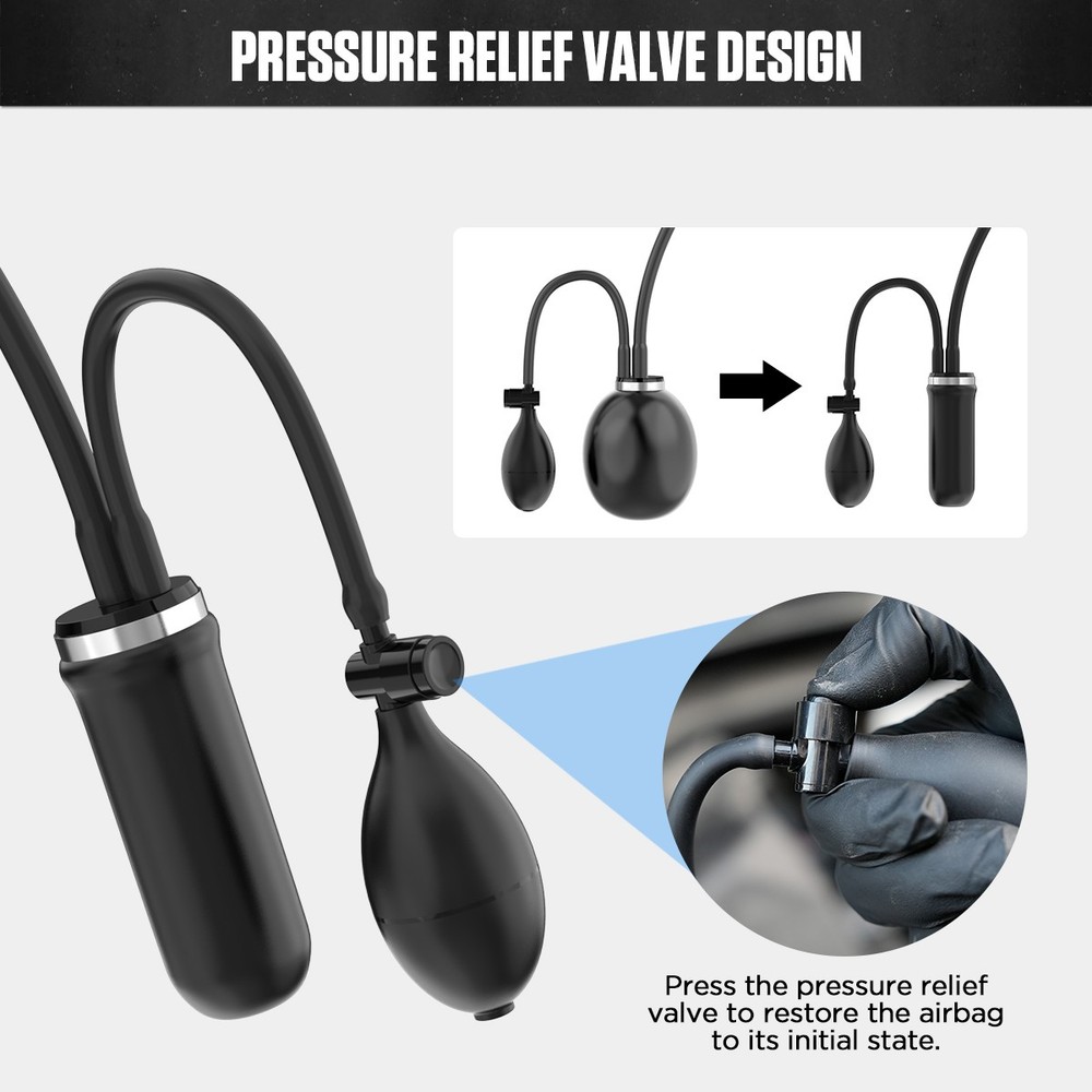 Universal Intake Bladder Inflatable Adapter Max 120mm For Car EVAP Smoke Machine