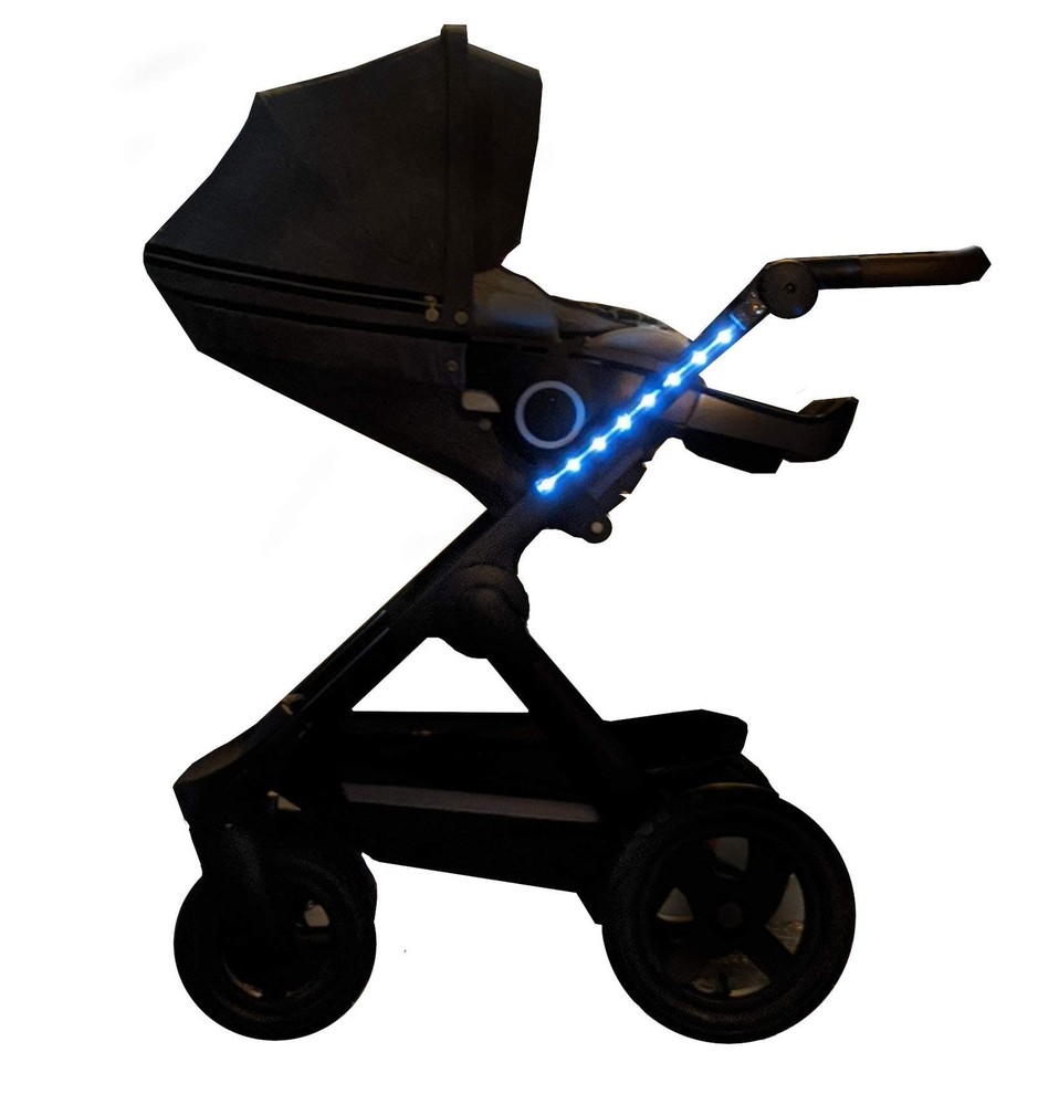 LED Walking Light for Baby Strollers - Long Lasting Safety Light - RED Version