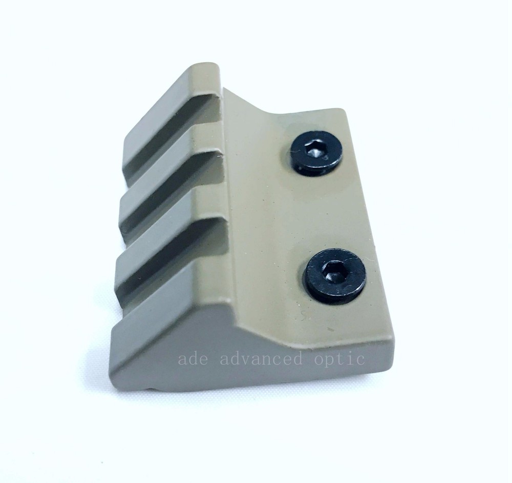 FDE!45 Deg Offset Picatinny Rail Section Keymod Flat Dark Earth for AIRSOFT