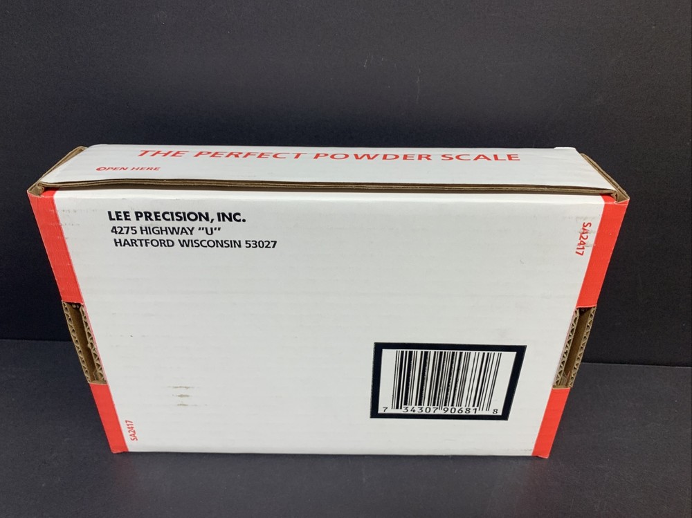 Lee Precision 90681 Safety Magnetic Powder Scale - Red