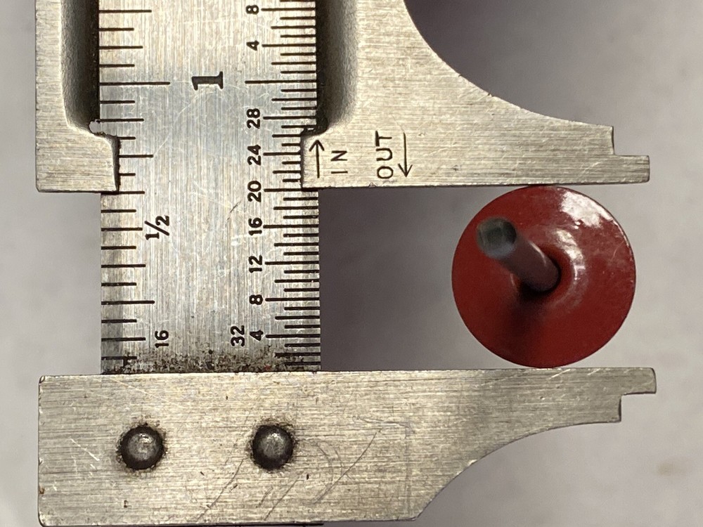 Original. SkiDoo Snowmobile Red Pop Rivets (QTY 6).