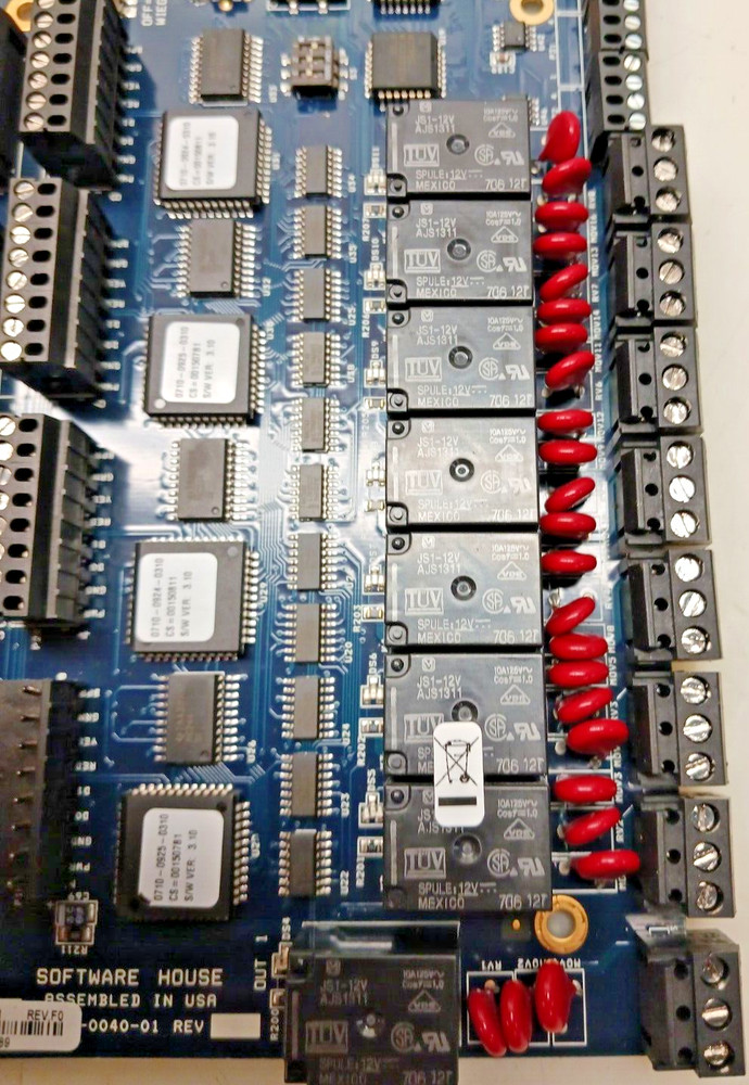 SOFTWARE HOUSE ACCESS CONTROL MODULE BOARD 0311-0040-01