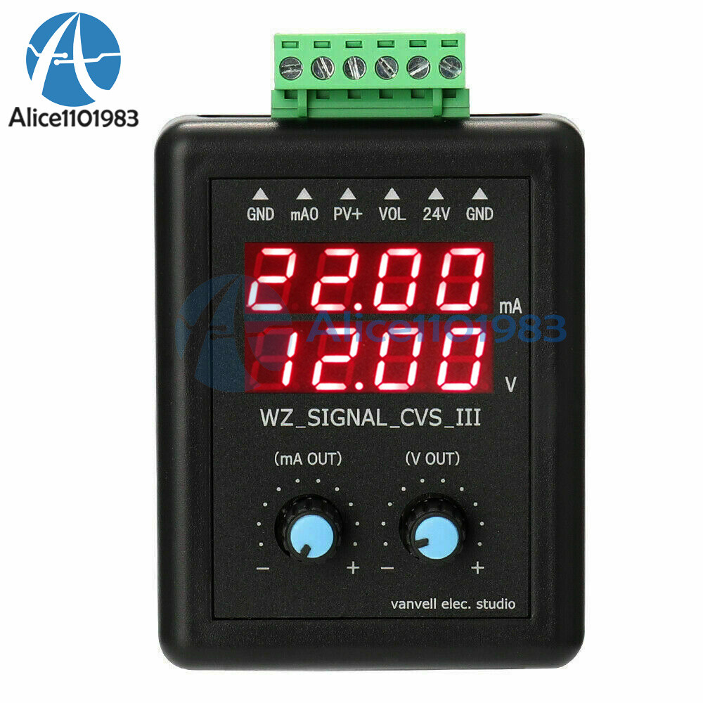4-20ma Signal Generator 24V 0-10V Constant Current Source Simulation Module