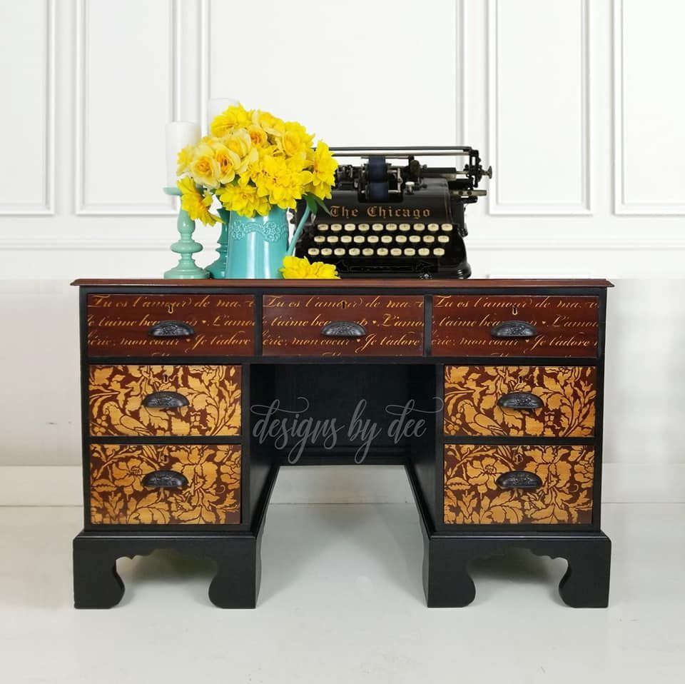 3-3/4" Old Rose Pattern Cup Pull Oil Rubbed Bronze