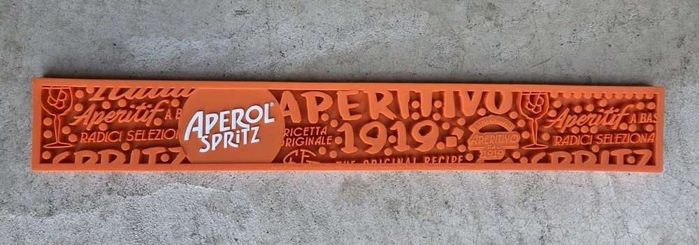 Aperol Spritz Rubber Bar Rail Mat