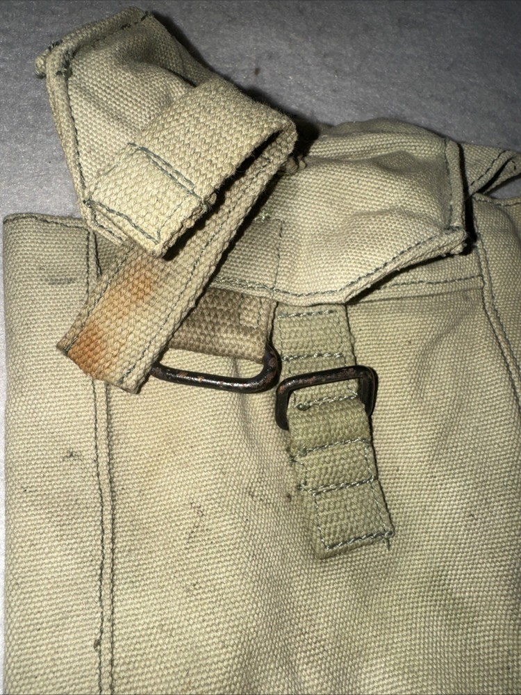 Vintage Canvas Military Pouch