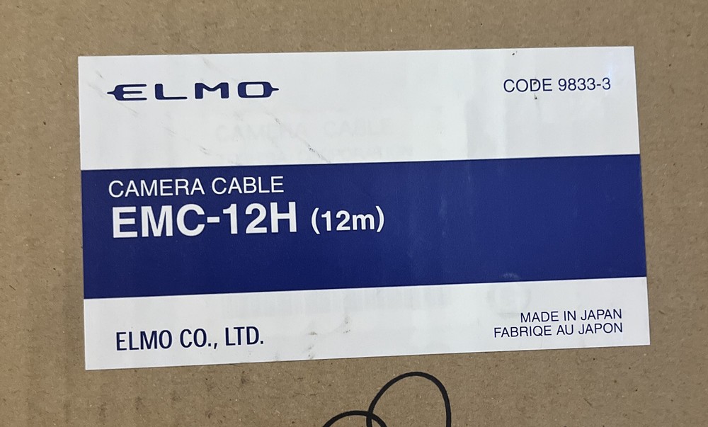 Elmo EMC-12H 12M Camera Cable