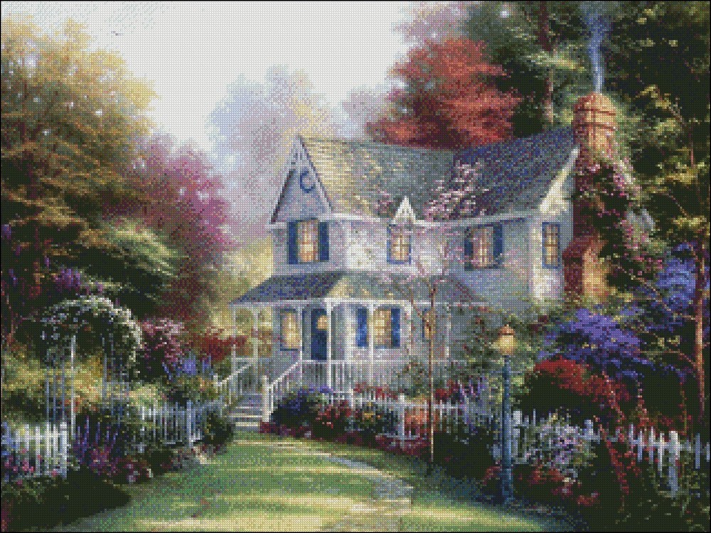 Home is where the Heart is - Chart Counted Cross Stitch Patterns Needlework