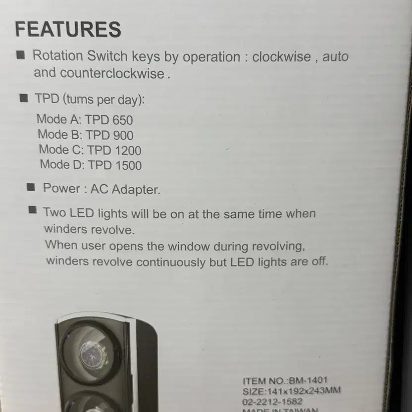 Watch Winder Automatic Watch Case Display Box Official