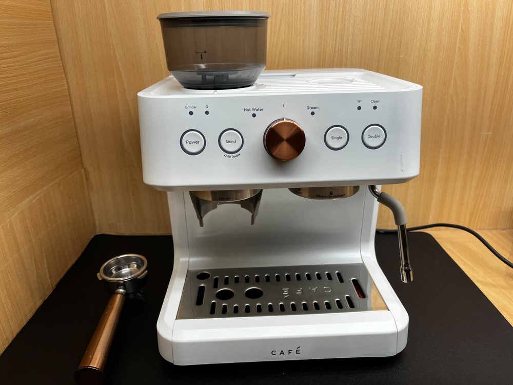 Café Bellissimo Semi Automatic Espresso Machine -White-WiFi Connected