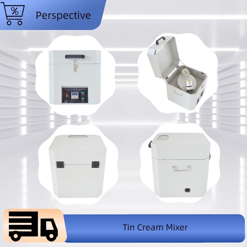110V Automatic High Speed Automatic Paste Mixer Stirrer Tin Powder Mixer