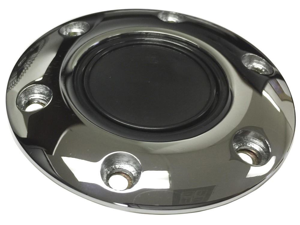 VSW 6-Bolt Chrome Horn Button, Buick Tri-Shield Emblem