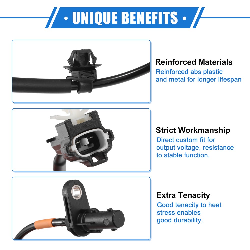 Front Right ABS Wheel Speed Sensor Passenger Side for Kia Optima 2012-2016