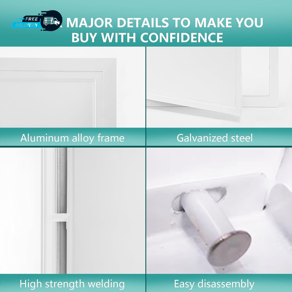 Thicken 1Mm Metal Access Panel 14 X 29 Access Panel with Screwdriver Latch