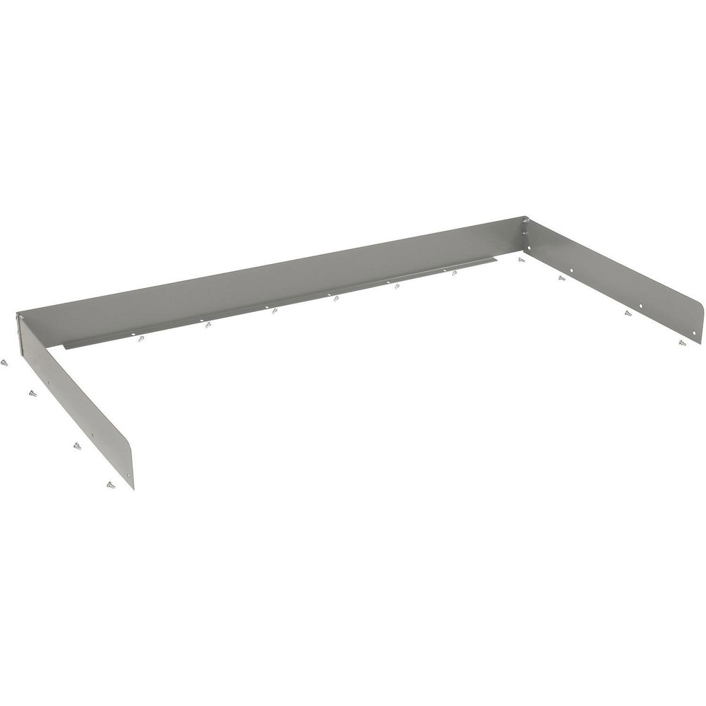 Back  End Stops 72"W X 36"D Gray