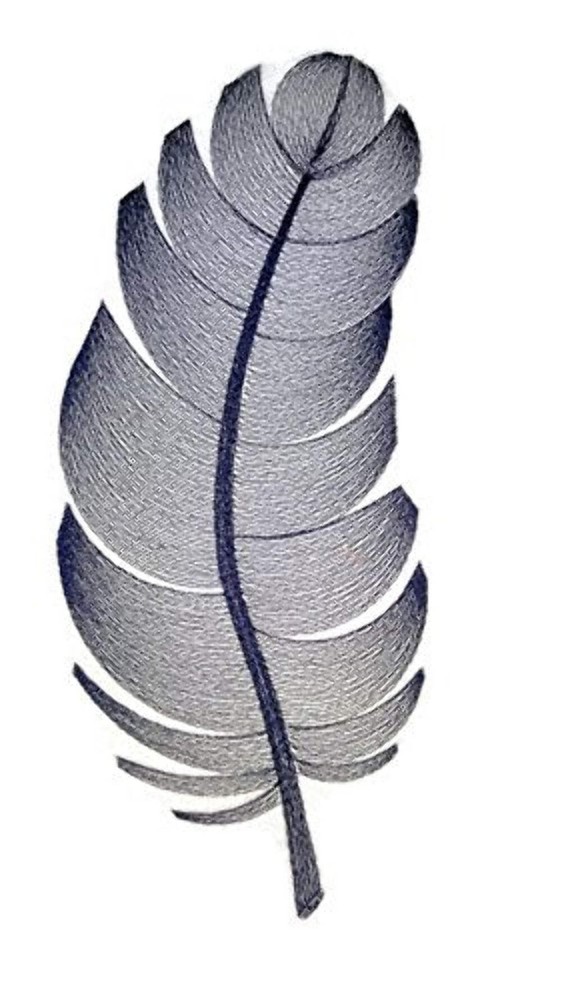 Nature Weaved in Threads, Amazing Feather [ Elegant Etching Feather ][Custom and