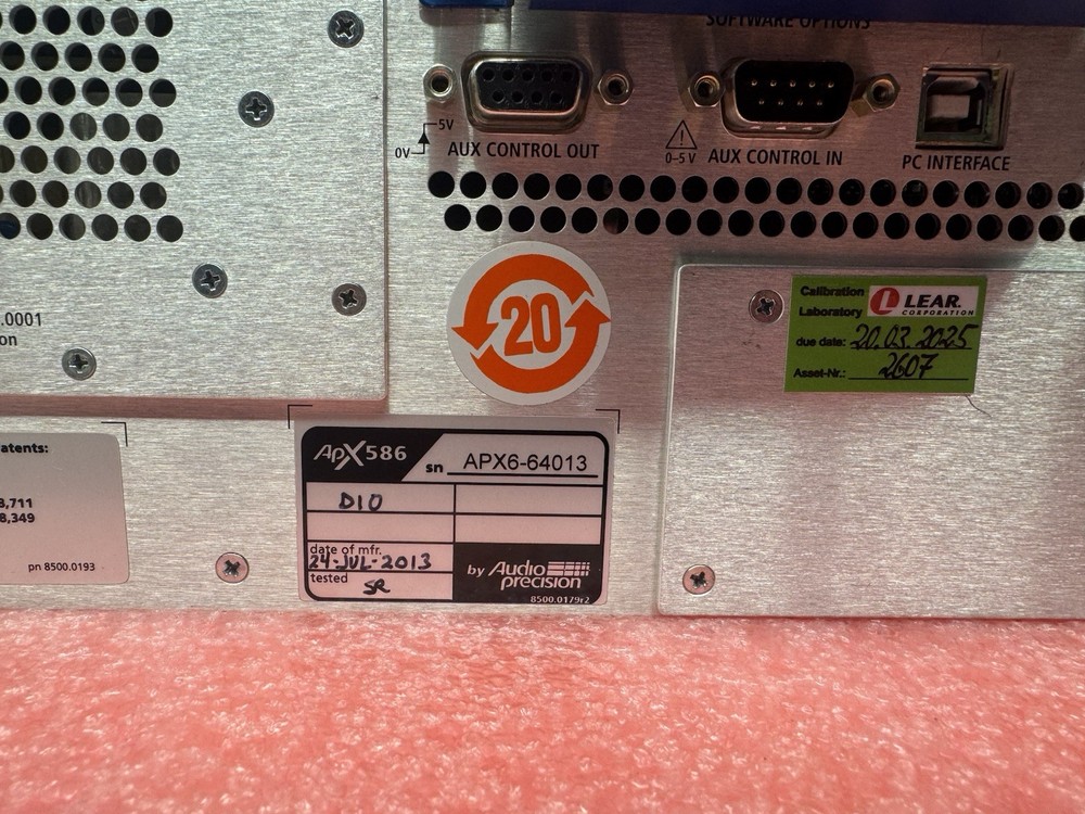 Audio Precision APx 586 Audio Analyzer
