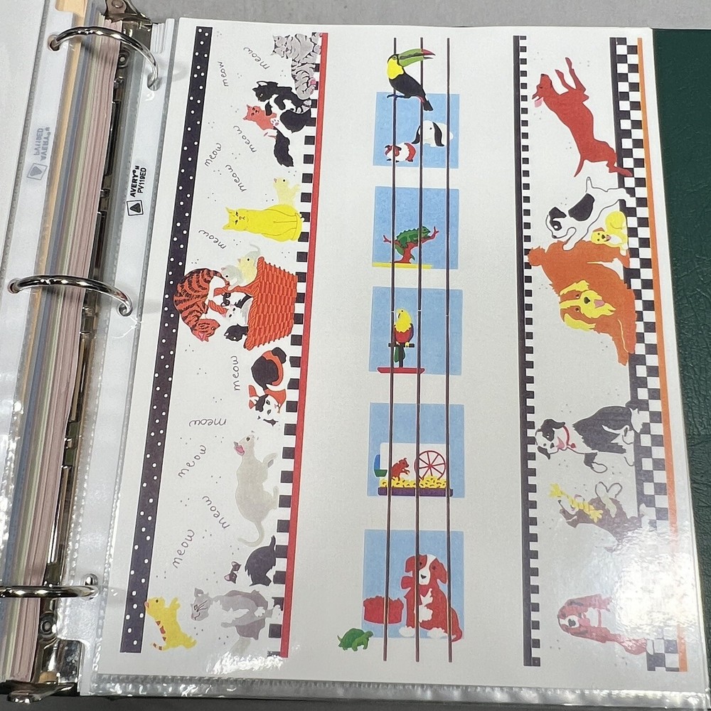 Notebook Full - Creative Memories Page Patterns Idea Booklets Plus Border Papers