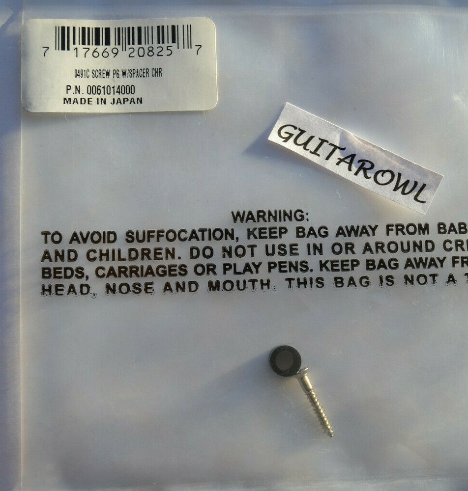 Gretsch Chrome Pickguard Screw & Spacer 0061014000